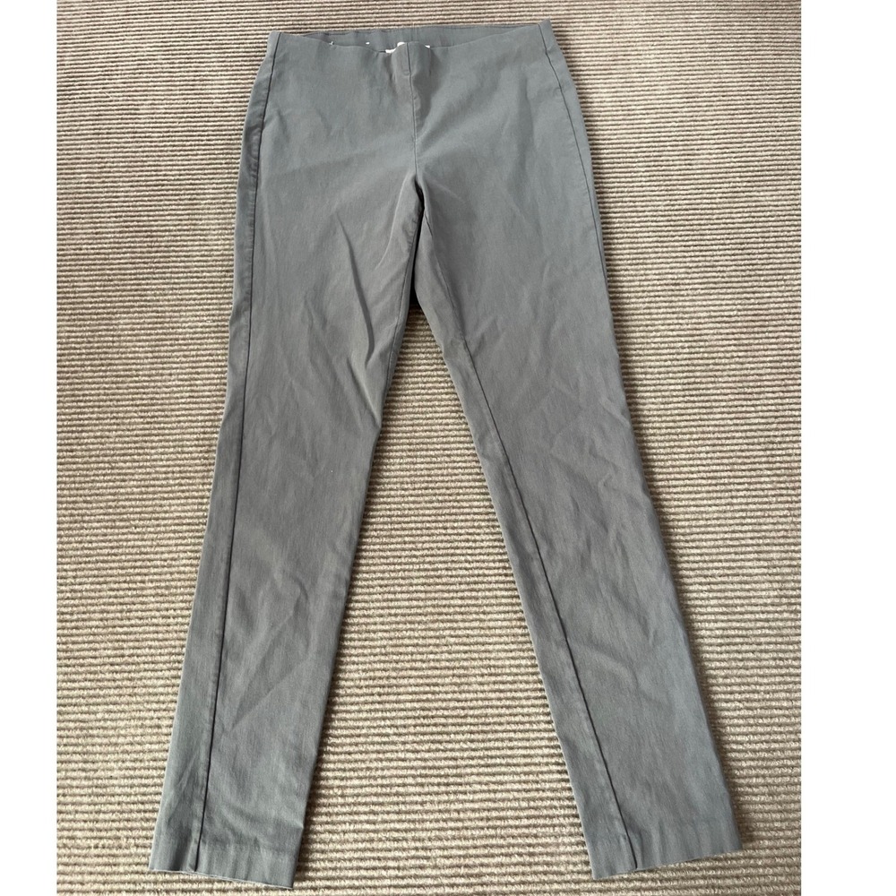Michael Kors Gray Pull On Slim Fit Stretch Pants Womens Medium Business Casual